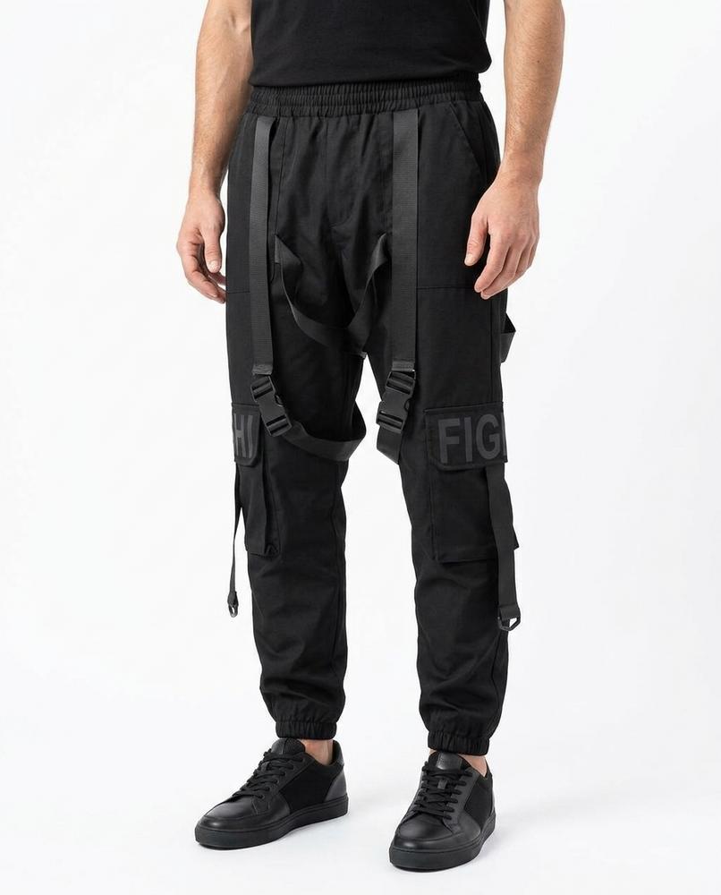 Nordara - Alrev | Riemenbesetzte Synthetik Hose Unisex