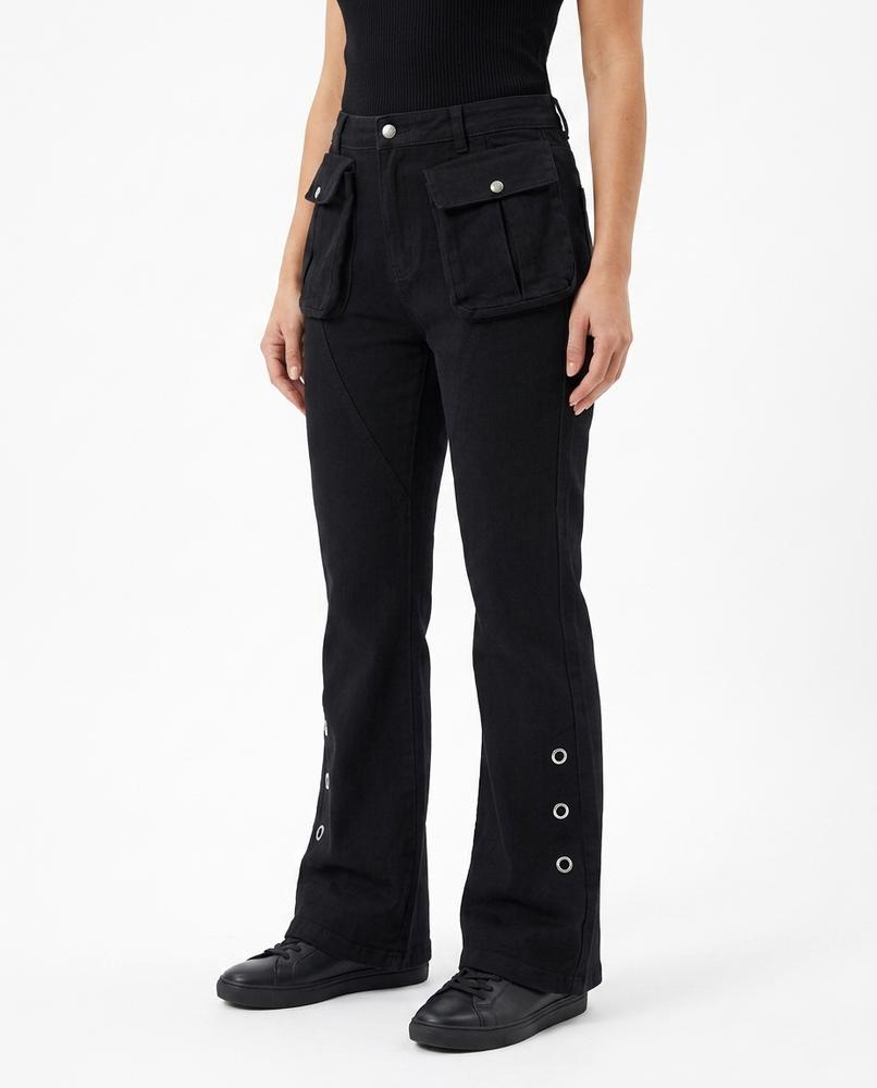 Nordara - Rosel | Ausgestellte Ösenverzierte Hose Unisex
