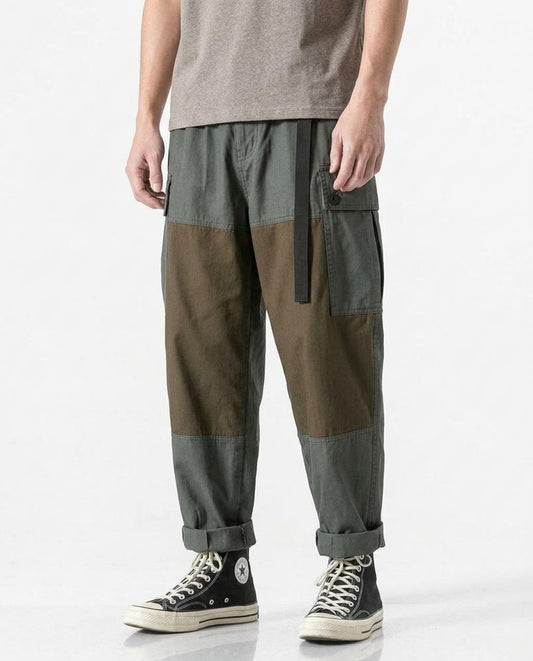 Nordara - Vamel | Zweifarbige Locker Geschnittene Hose Unisex