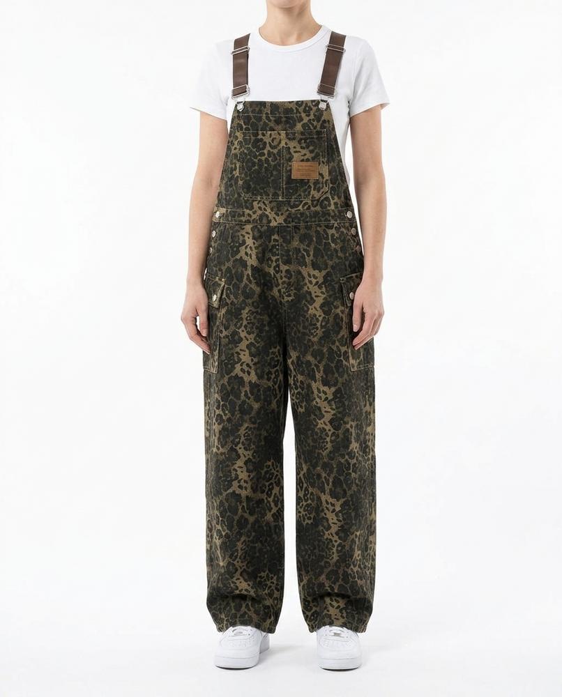 Nordara - Ridan | Gemusterte Weit Geschnittene Hose Unisex