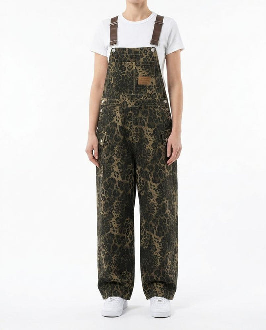 Nordara - Ridan | Gemusterte Weit Geschnittene Hose Unisex