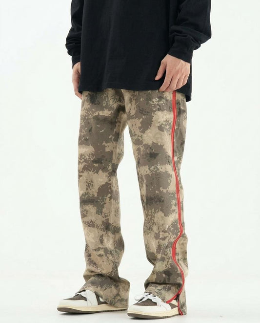 Nordara - Tisil | Gecamouflagete Gerade Geschnittene Hose Unisex