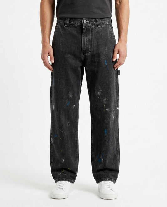 Nordara - Midan | Weit Geschnittene Farbbespritzte Hose Unisex