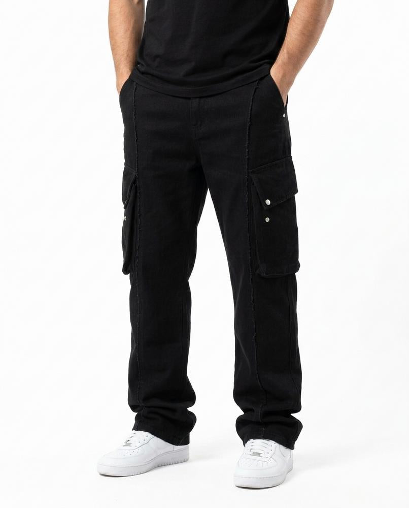 Nordara - Arser | Weit Geschnittene Ausgefranste Hose Unisex