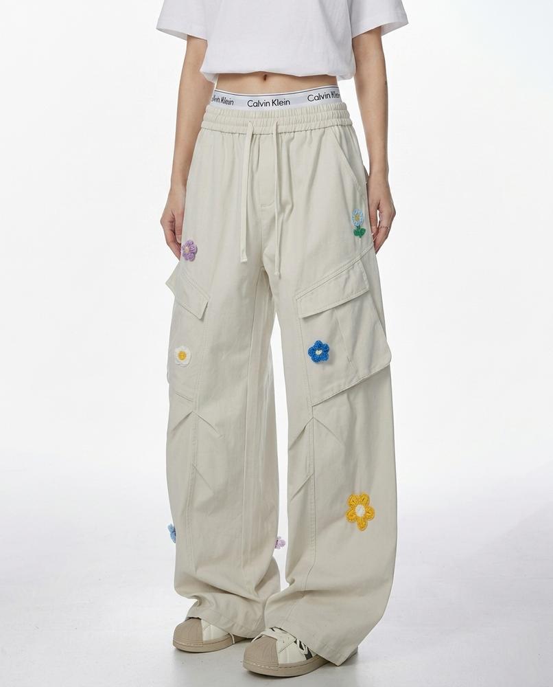 Nordara - Makar | Weit Geschnittene Applizierte Hose Unisex