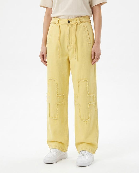 Nordara - Lykar | Weite Applizierte Hose Unisex