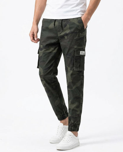 Nordara - Dahal | Gemustert Funktional Hose Herren