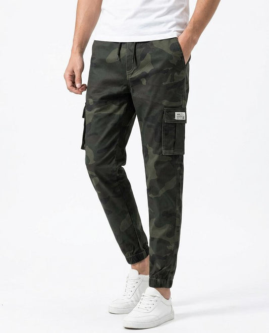 Nordara - Dahal | Gemustert Funktional Hose Herren
