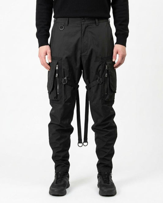 Nordara - Arlor | Riemenbesetzte Schmal Zulaufende Hose Herren