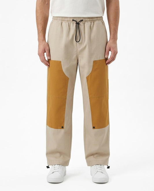 Nordara - Lalar | Gerade Geschnittene Zweifarbige Hose Unisex