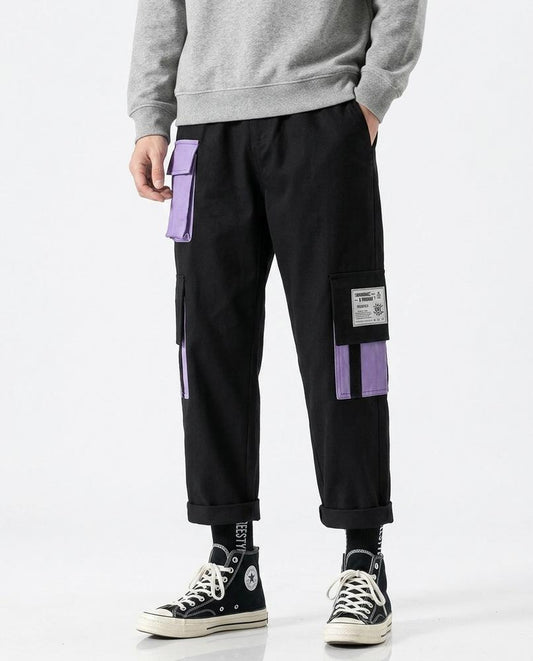 Nordara - Yorel | Mehrfarbige Weit Geschnittene Hose Unisex