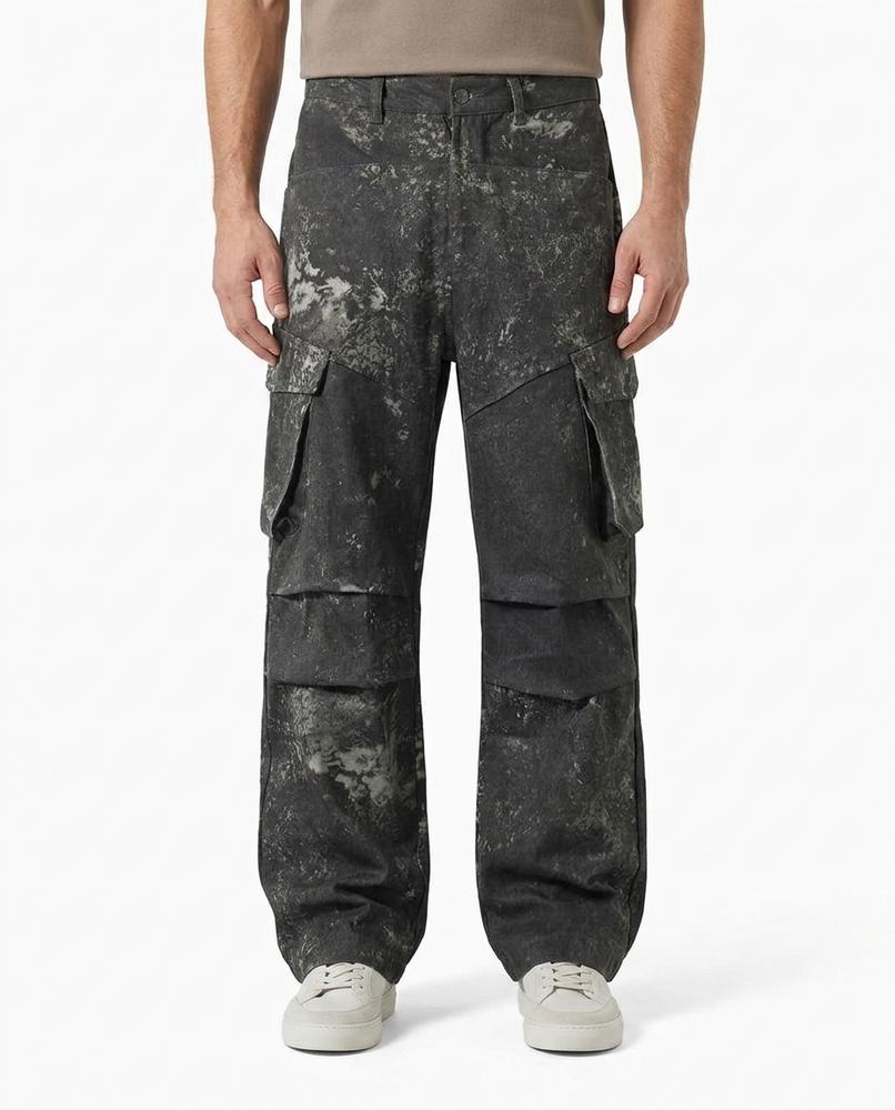 Nordara - Zalev | Weit Geschnittene Gemusterte Hose Unisex