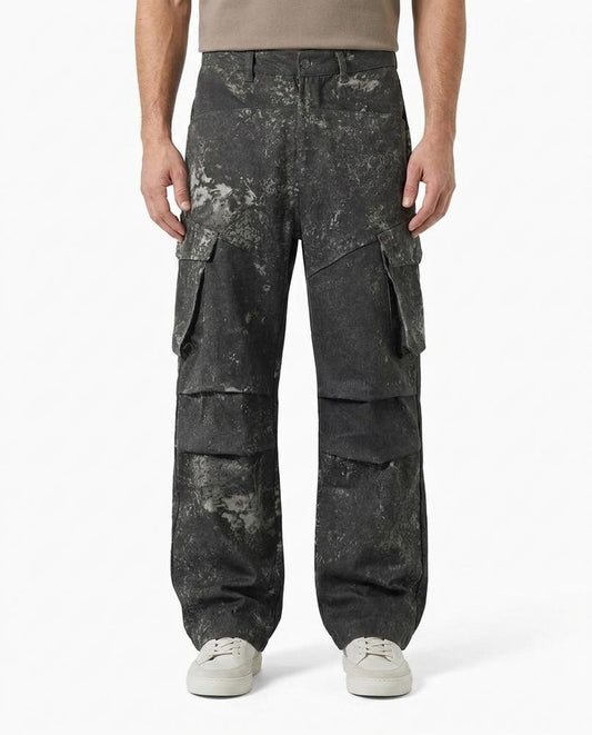 Nordara - Zalev | Weit Geschnittene Gemusterte Hose Unisex